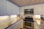 MP218 has a recently updated modern galley kitchen